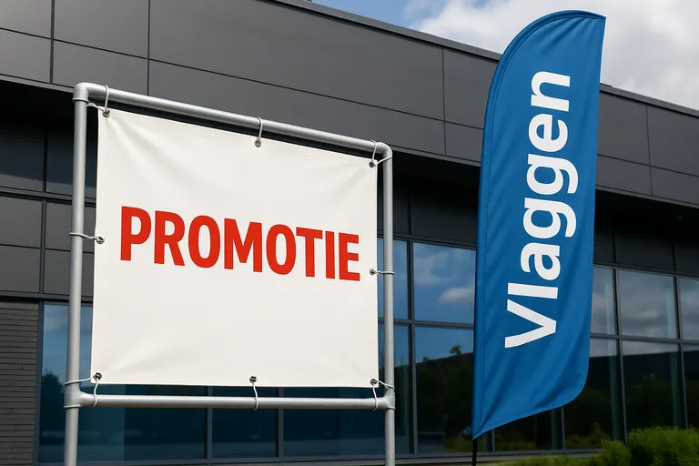 Spandoeken en vlaggen: alles wat je moet weten voor effectieve promotie bij Drukland.nl